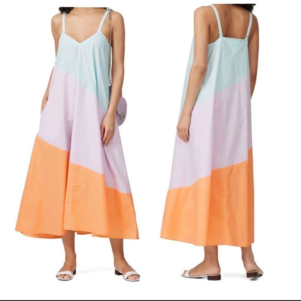 VEDA Summer Pastel Fiesta Dress